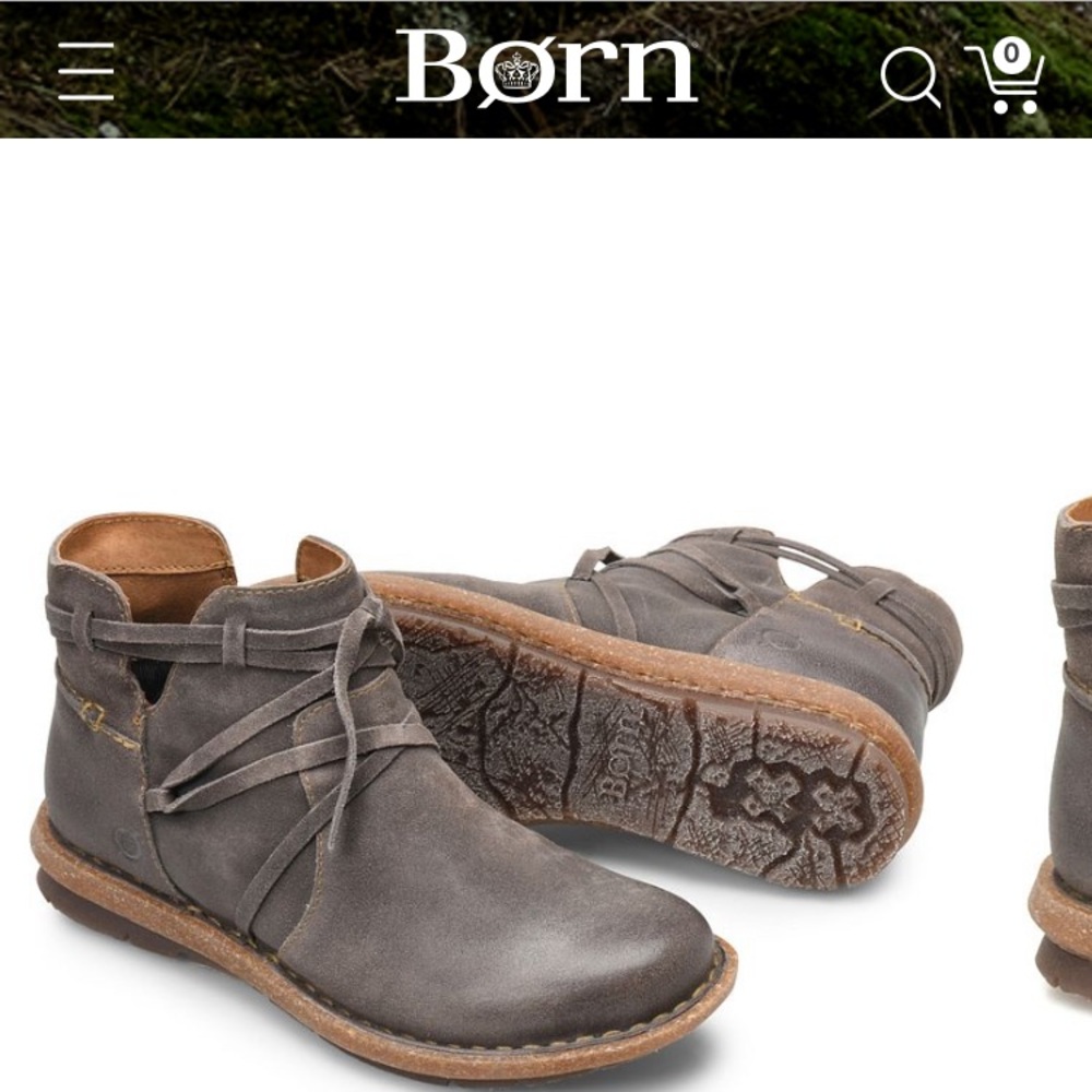 Born Tarkiln Grey Wet Weather Boots Brand New size 7